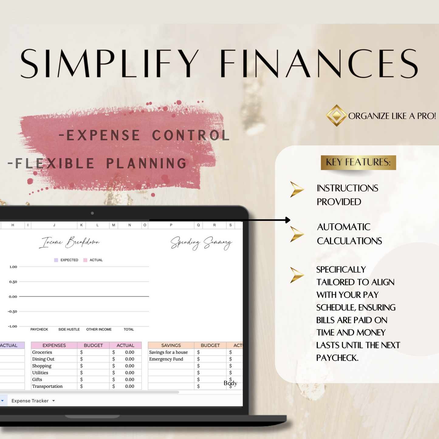 Paycheck budget spreadsheet template, Paycheck budget google sheets, Budget spreadsheet, Budget planner, Monthly biweekly paycheck budget