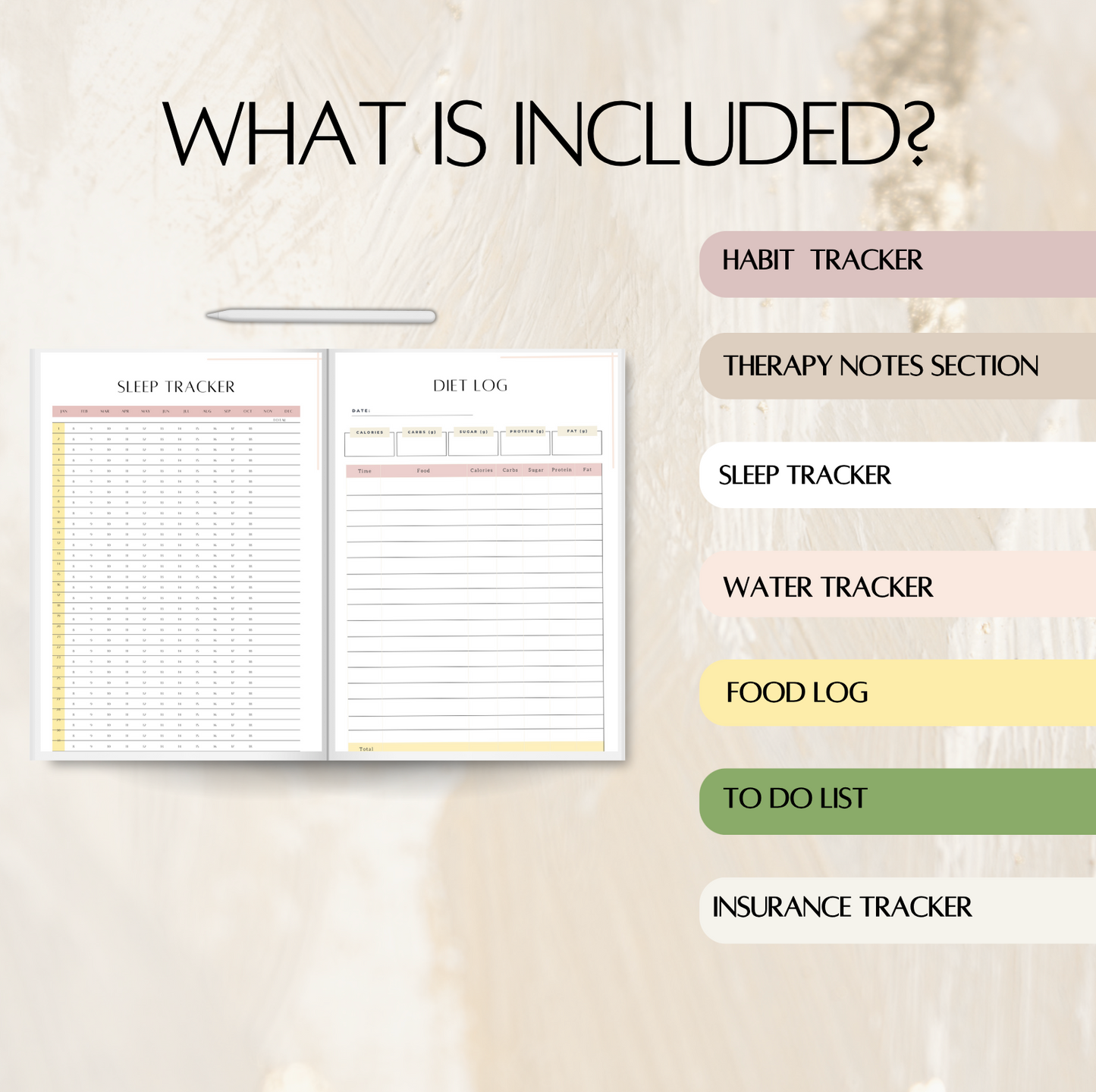 Digital medical tracker, Printable health tracker planner, Chronic illness binder, Medication tracker printable, Doctor visit planner,A4 PDF