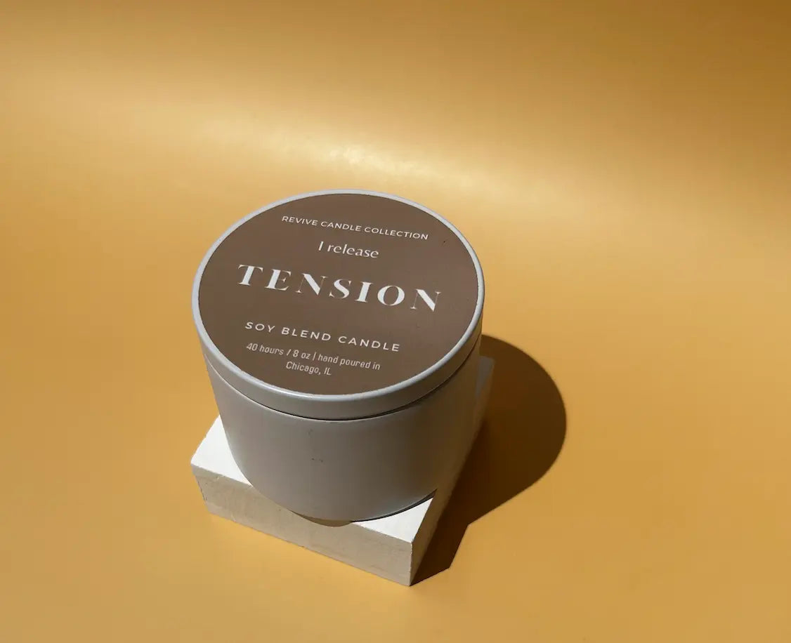 I release tension - 8.0 oz REVIVE Candle Collection