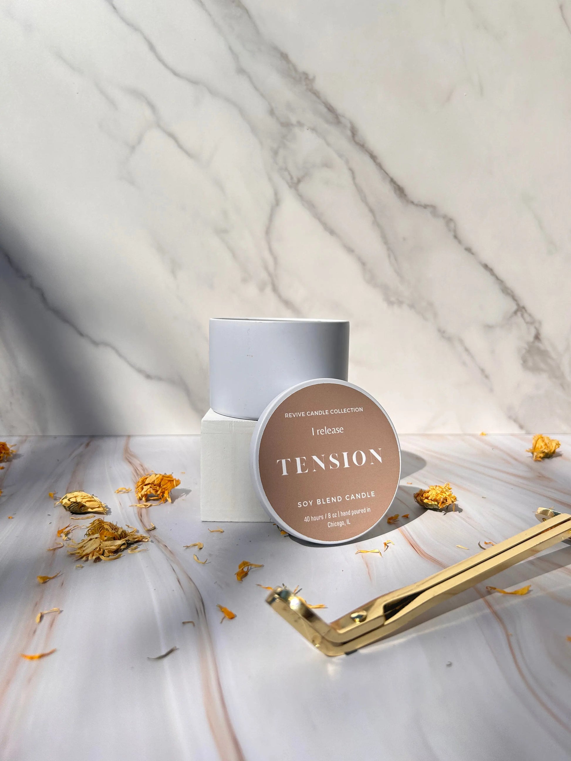 I release tension - 8.0 oz REVIVE Candle Collection