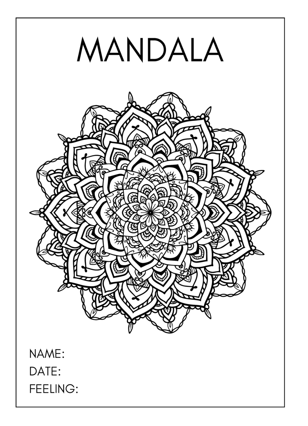 Revive + Mandala Coloring Book- High anxiety, autism, and speech delayed friendly - Revive Collections